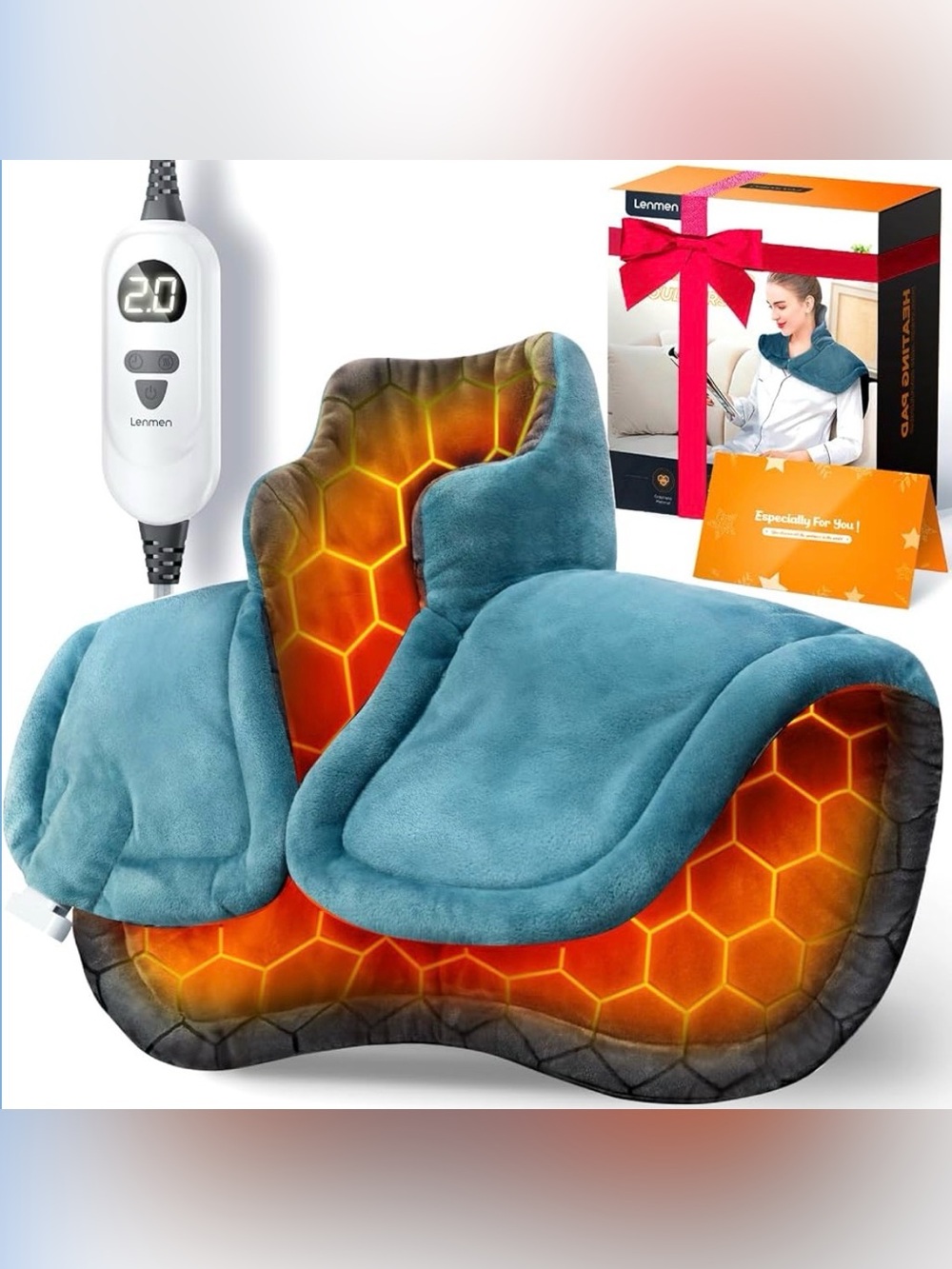 Graphene-Infused Heating Pad 3X Deeper Muscle Relief